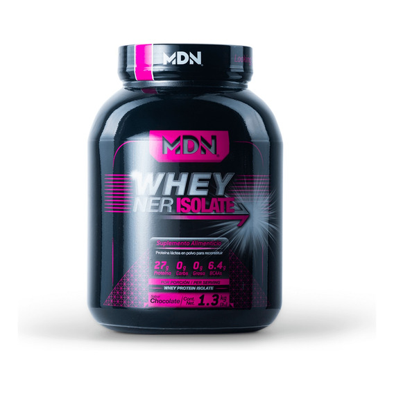 Mdn Wheyner Isolate 1.36kg 45 Servicios, 0 Carbs 0 Grasa