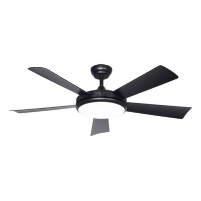 Ventilador Deco Wifi 522b 24w Led Dimerizable Negro 5vel