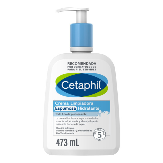 Crema Limpiadora Cetaphil Espumosa E Hidratante 473ml Momento de aplicación Día/Noche Tipo de piel Todo tipo de piel