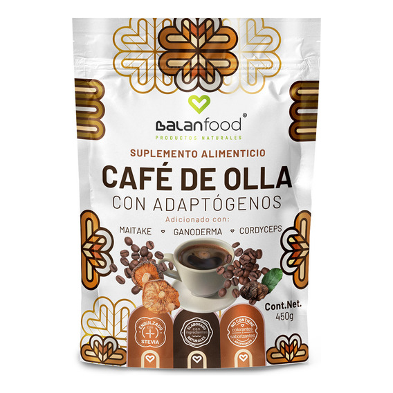 Café De Olla Funcional Con Hongos Adaptógenos Balan Food