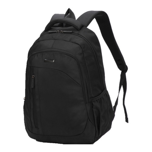 Mochila urbana Aoking H97068 color black diseño lisa