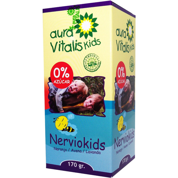 Nervio Kids Para Niños Jarabe 170 Ml Jarabe Sin Azucar