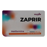 Zaprir Metformina Caja C/30 Tabletas De 850 Mg C/u