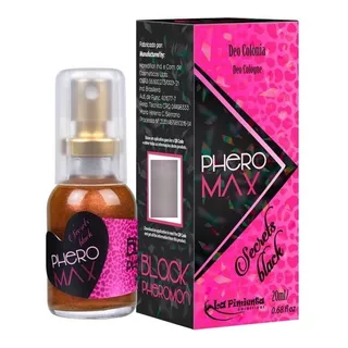 Colonia Afrodisiaco Phero Max Secrets Black Sedução Perfume