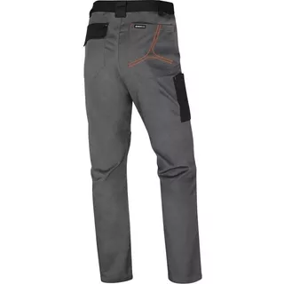 Pantalón Cargo Gabardina Deltaplus Mach 2 Gris/negro Rib Nar