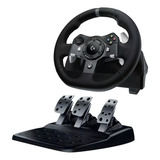 Logitech G920, Volante Driving Force Para Pc / Xbox X|s One Color Negro
