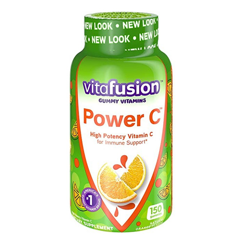 Vitafusion Power C Alta Potencia Sistema Inmune 150 Gomitas Power C Brindan Una Porción Y Le Ofrecen Su Sistema Inmunológico Los Beneficios De La Mayor Cantidad De Vitamina C Que Vería En 10 Mandarina