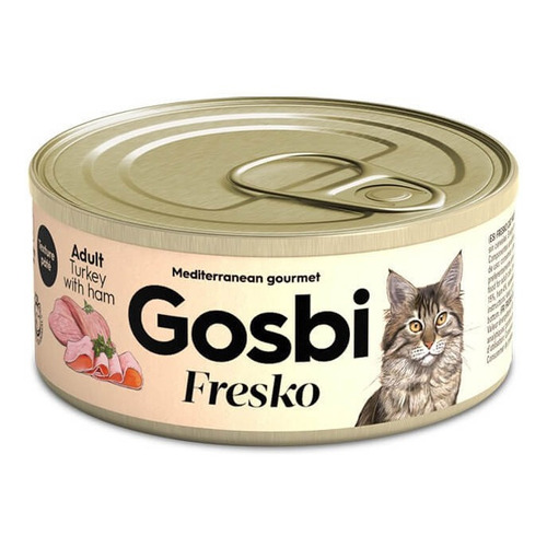 Gosbi Fresko Pavo Y Jamón Gato 70 G