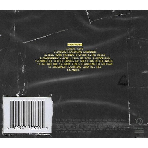 Cd The Weeknd / Beauty Behind The Madness (2015) Europeo