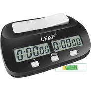 Reloj Ajedrez Digital Leap Con Alarma Delay Y Bonus 