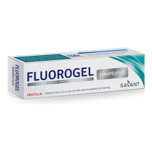 Fluorogel Terapéutico Frutilla Gel Dental X 60g
