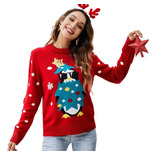 Suéter Navideño De Navidad Jersey Feo Navidad Unisex