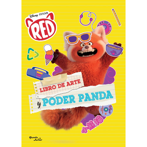 Red. Libro de arte y poder Panda, de Disney. Serie Disney Editorial Planeta Infantil México, tapa blanda en español, 2022