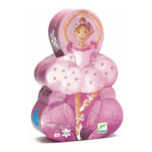 Puzzle Djeco Silueta Bailarina 36 Pzas Cadaques Kids