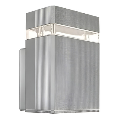 Aplique Exterior Exo I 1xgu10 Ip54 Gris Aluminio Unidir