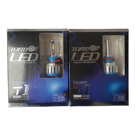 Luces Turbo Led H7 - H11 De Alta Intensidad  (2 Bombillos)