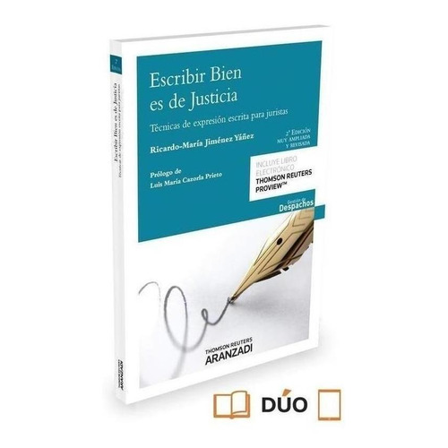 Libro: Escribir Bien Es De Justicia (papel + E-book). Jimene