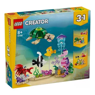 Lego Creator 3 Em 1 Animais Marinhos - 31158