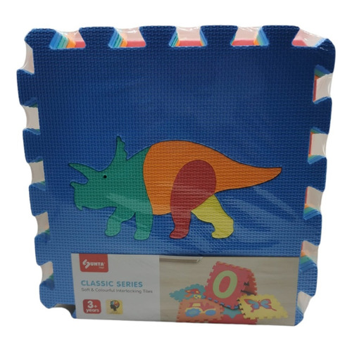 Tapete Foamy Bebé Didactico Armable Dinosaurios 10pcs Puzzle