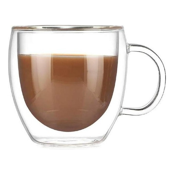 Taza Cafe Doble Pared 250ml Frio Caliente - Cukin