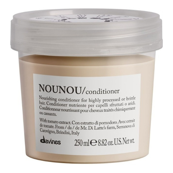 Acondicionador Para Cabello Dañado Davines Nounou 250 Ml