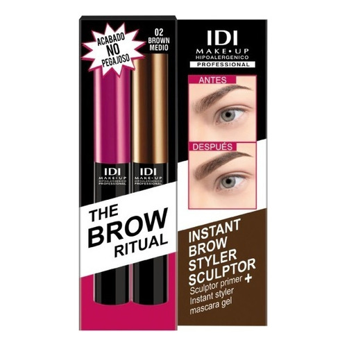 Primer Laminador Cejas Idi Make Up The Brow Ritual Color 02 BROWN MEDIO