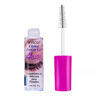 Mascara Rimel Crystal Protein Gel 4 En 1 Prosa Waterproof Color Transparente