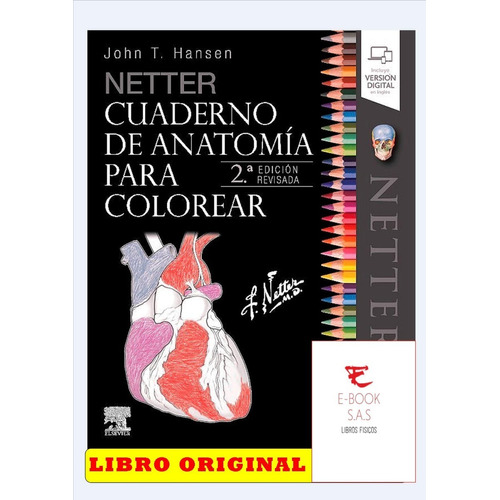  Cuaderno De Anatomia Para Colorear Netter (2ed Revisada)