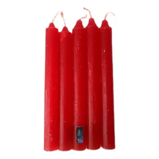 Velas Largas De Parafina ( Mismo Color ) 5 Pzs