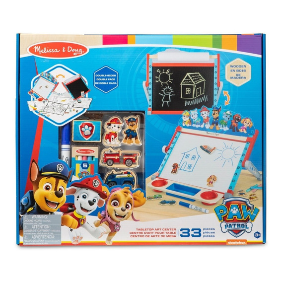 Pizarra Doble Para Mesa Paw Patrol Melissa & Doug