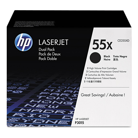 Toner Hp Ce255xd Original (2 Unidades) Hp  P3015d M521 Cuo