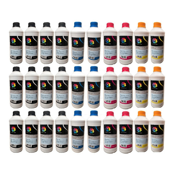 30 Tinta Litro Tipo Dye Uso Impresora Eps Hp Can Brot