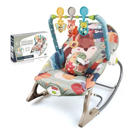 Bouncer Silla Vibradora Mecedora De Bebe Musical Con Juegos