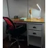 Escritorio Moderno Con Silla Incluida Blanco Y Marron (Usado)