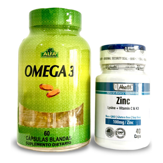 Omega 3 + Zinc - Unidad a $40375
