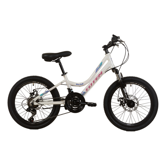 Bicicleta Totem Mtb Aro 20 Modelo Elise Blanco