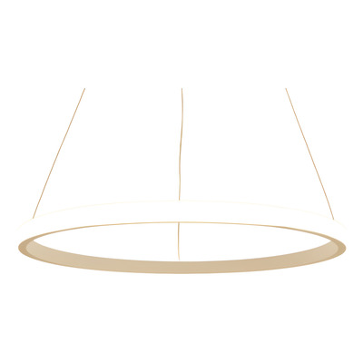 Colgante Simp L Aro 40w Led 60cm Calido Blanco