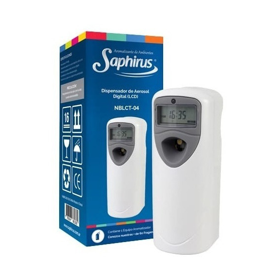 Difusor Digital Aromatizador Saphirus Automático Fragancias