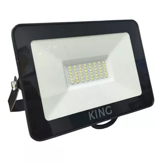 Reflector Led 50w Bajo Consumo Alta Potencia Exterior Calido Color De La Carcasa Negro Color De La Luz 3000k 220v