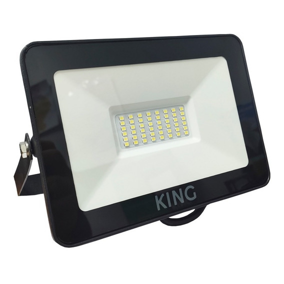 Reflector Led 50w Bajo Consumo Alta Potencia Exterior Calido Color de la carcasa Negro Color de la luz 3000K 220V