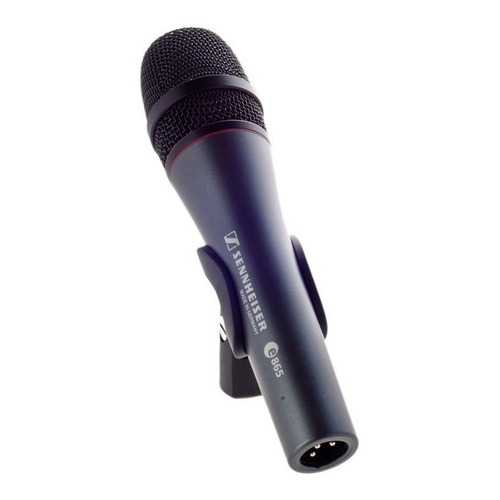 Sennheiser E865 - Micrófono De Condensador Vocal Color Plateado
