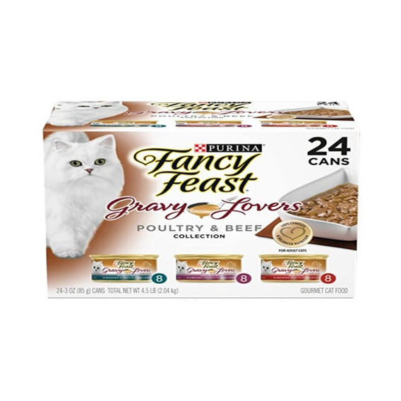 Fancy Feast Gravy Lovers Poultry And Beef 24 Latas