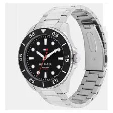 Relógio Masculino Tommy Hilfiger Oceanic 1792203 Prateado Preto