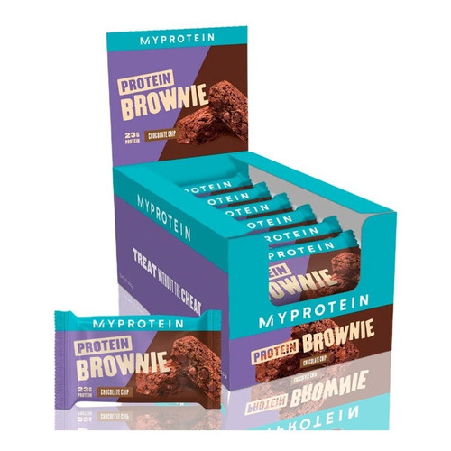Protein Brownie Myprotein, Snack De Proteina Sabor Chocolate Chip