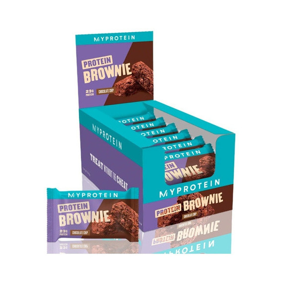 Protein Brownie Myprotein, Snack De Proteina Sabor Chocolate Chip