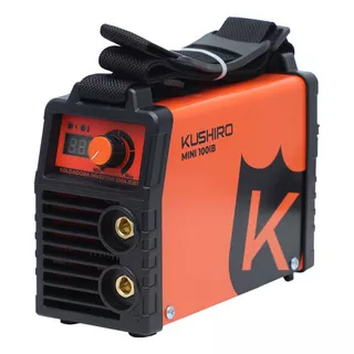 Soldadora Inverter 100a Igtb Display Digital Kushiro Color Naranja