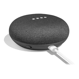 Google Home Mini Com Assistente Virtual Google Assistant - Charcoal 110v/220v