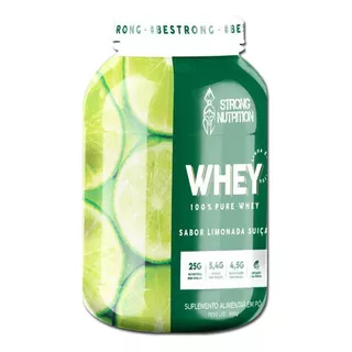 Whey Protein ( Powder ) - 100% Proteína Pura E Concentrada Sabor Limonada Suíça
