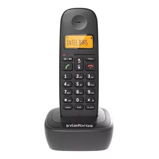 Teléfono Intelbras Ts  Telefone Sem Fio Intelbras Ts 2510 Preto Inalámbrico 110v/220v - Color Negro