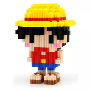 Luffy Armable 3d - One Piece - Pix Brix | Blaster